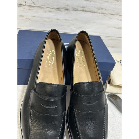 NEW! 3DM Lifestyle Black Calfskin Leather Loafer UK 12 US 13-13.5 Men Dress Shoe main image 14